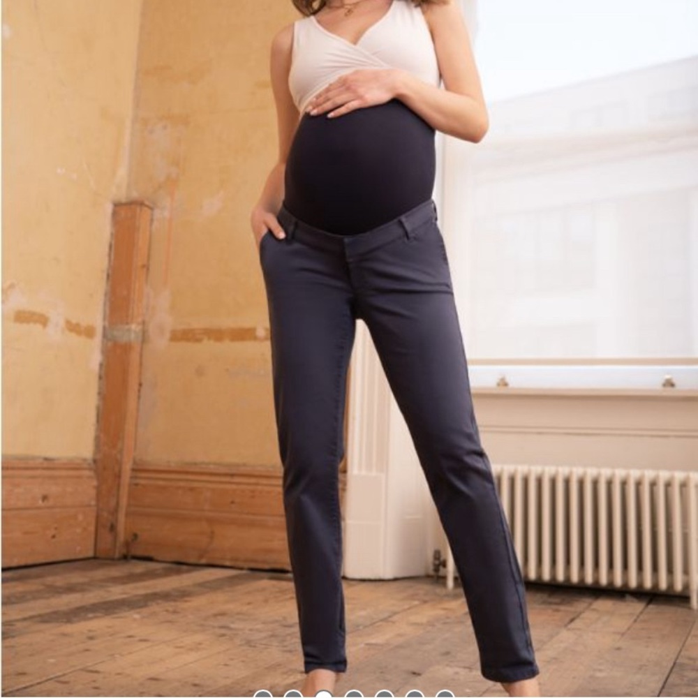 Seraphine maternity chinos.